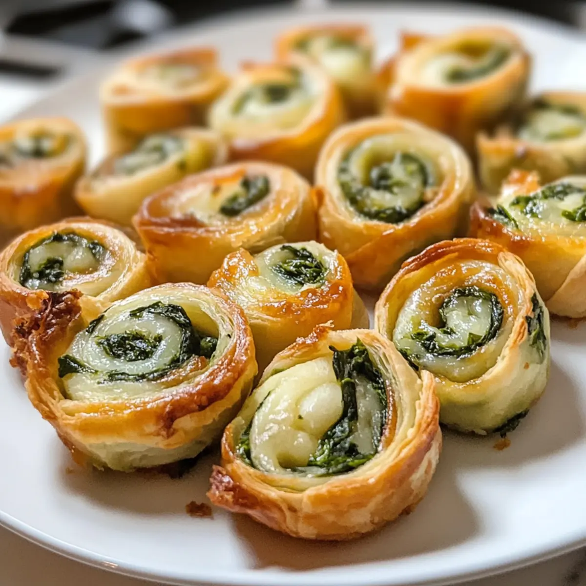 Einfache Spinat Schnecken – Der perfekte Party Snack