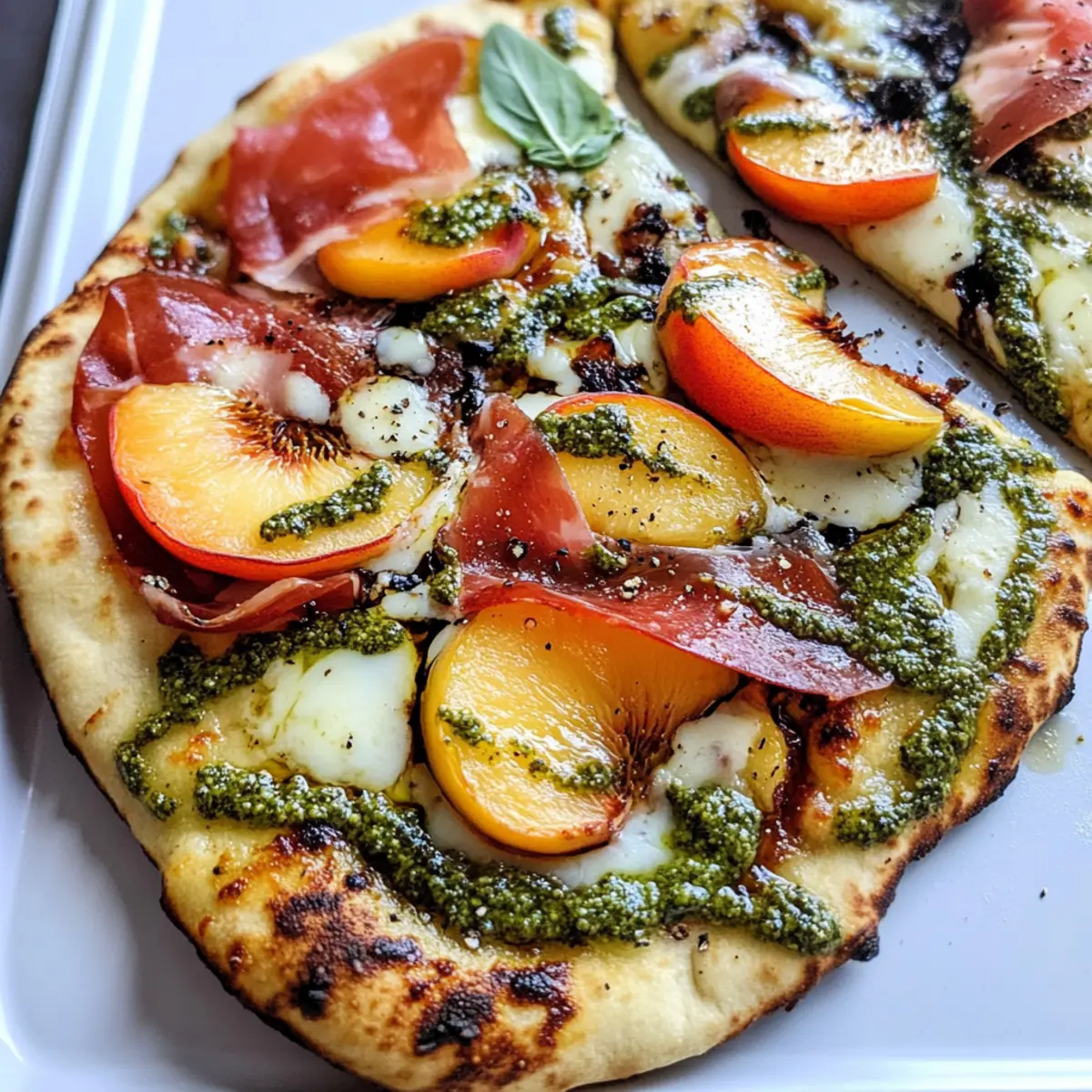 20 Minuten Sommer Naan Pizzas mit frischen Zutaten