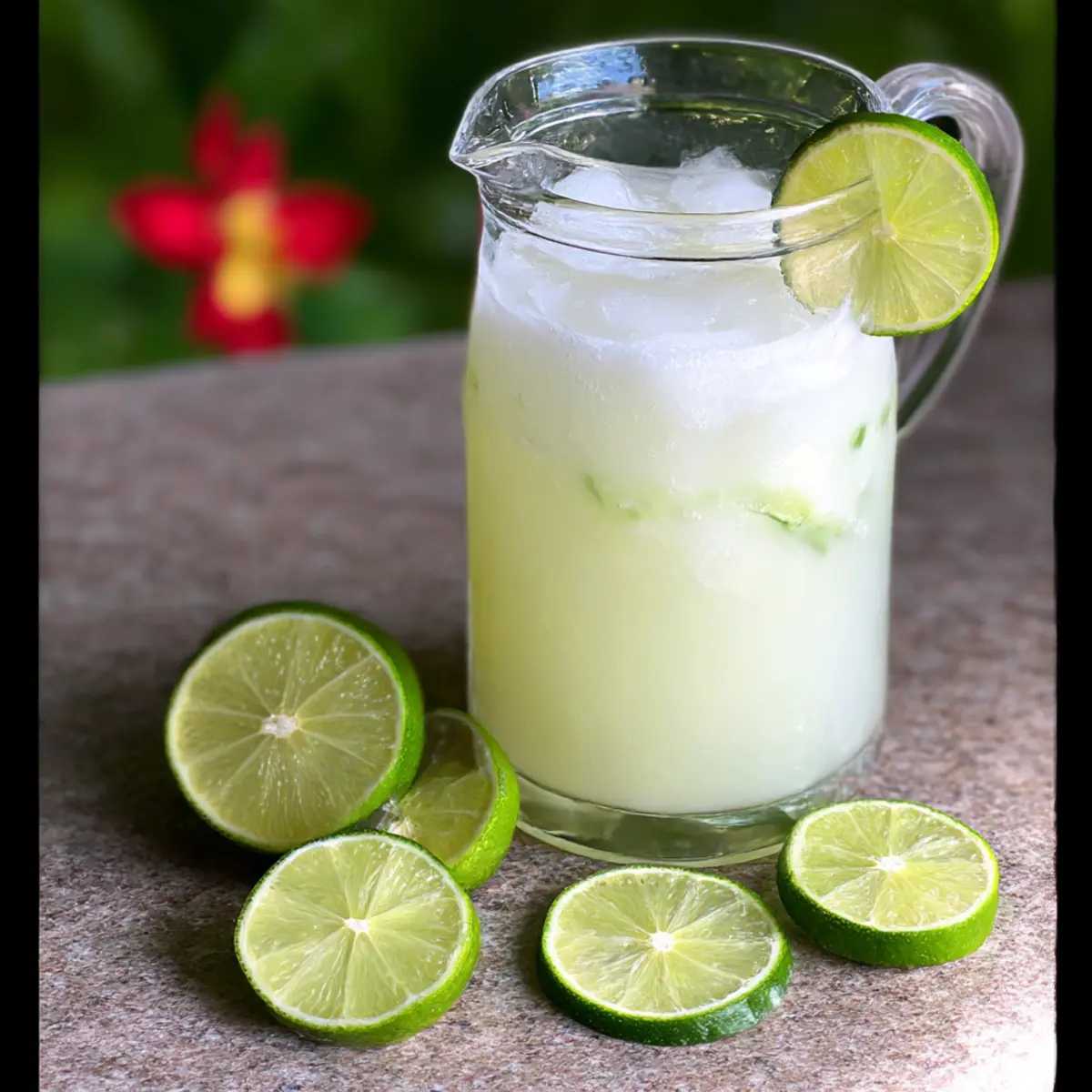 Erfrischende brasilianische Limettenlimonade