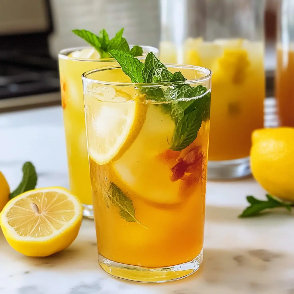 Erfrischende Honig Ingwer Limonaade selbstgemacht