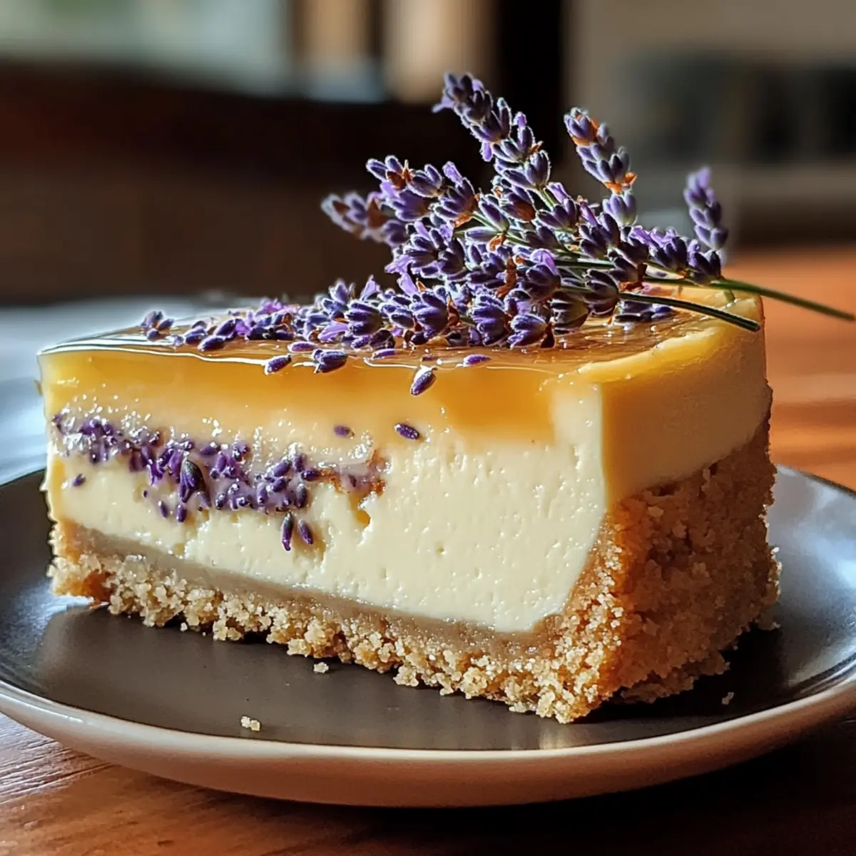 Lavendelkäsekuchen: Bliss in jeder Gabel