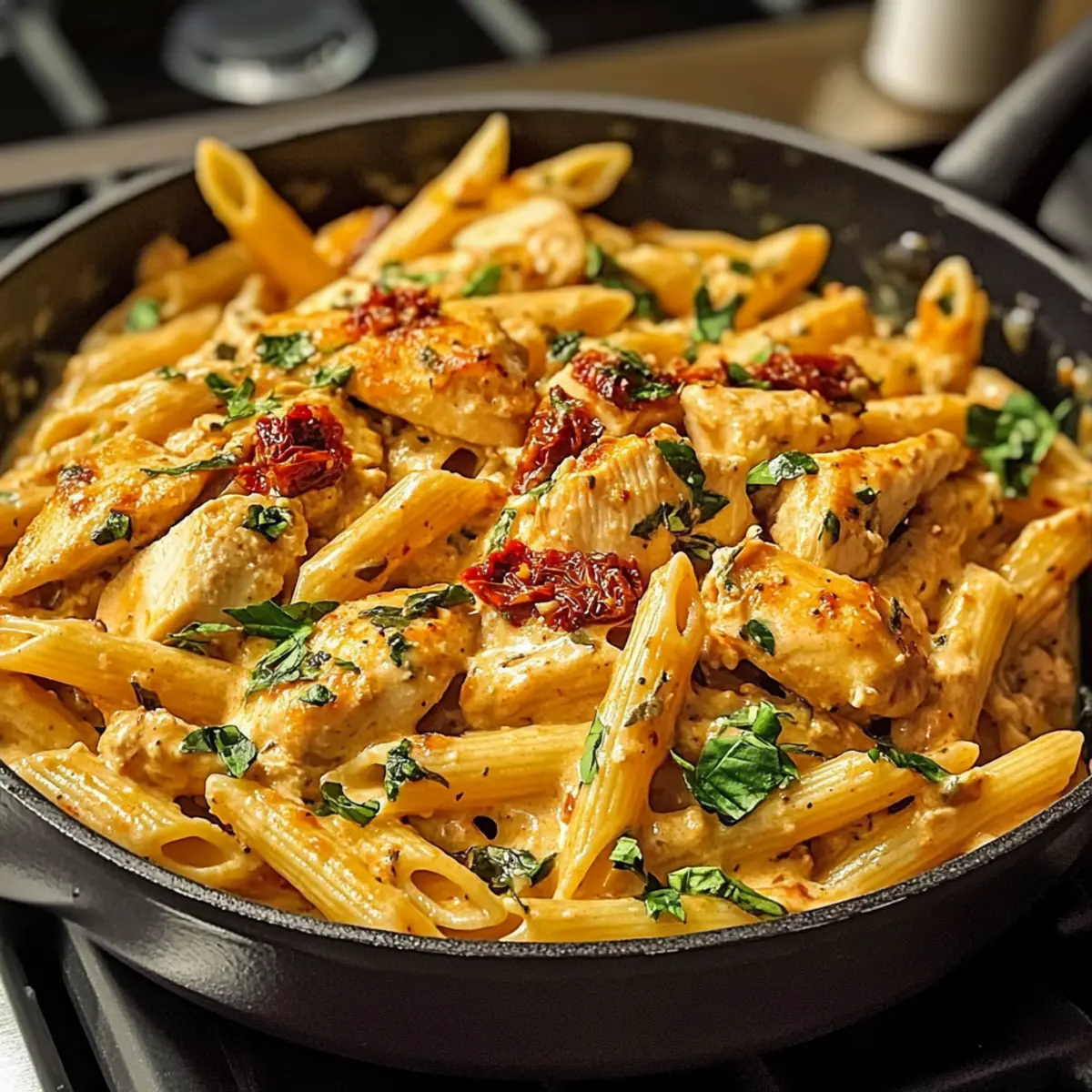 Heirate mich Hühnchen Pasta – Deftig und Einfach!