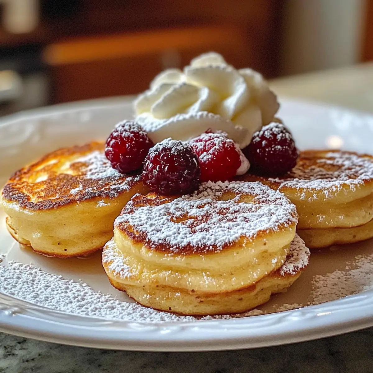 Mini Deutsche Pfannkuchen: Kleine Frühstückstraumstücke