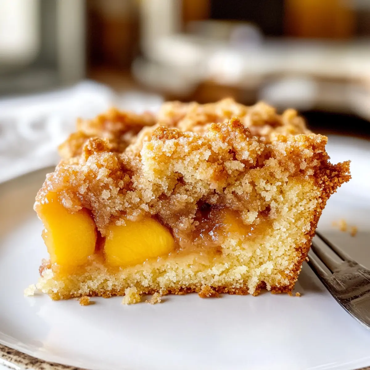 Pfirsich-Kaffeekuchen für gemütliche Nachmittage