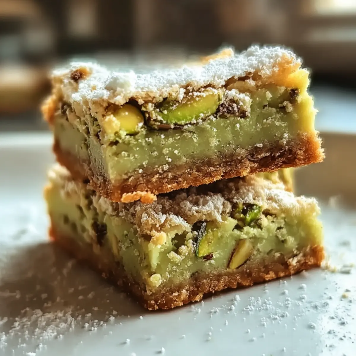 Pistazien Traum Keks Riegel für jeden Anlass