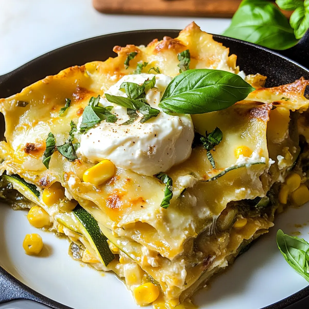 Pfannen-Sommergemüse-Lasagne für den perfekten Genuss