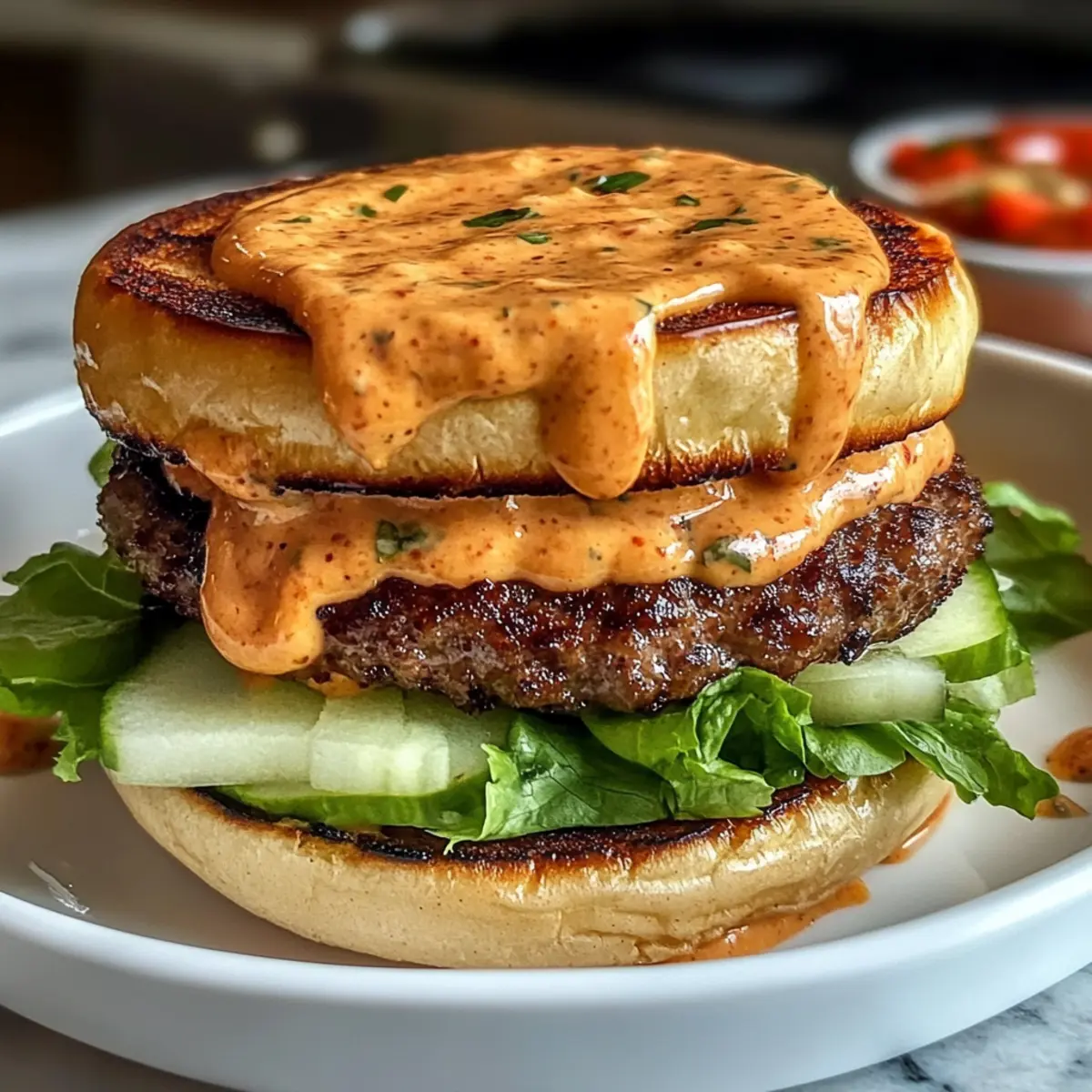 Einfaches Smash Burger Sauce Rezept für Geschmacksexplosion