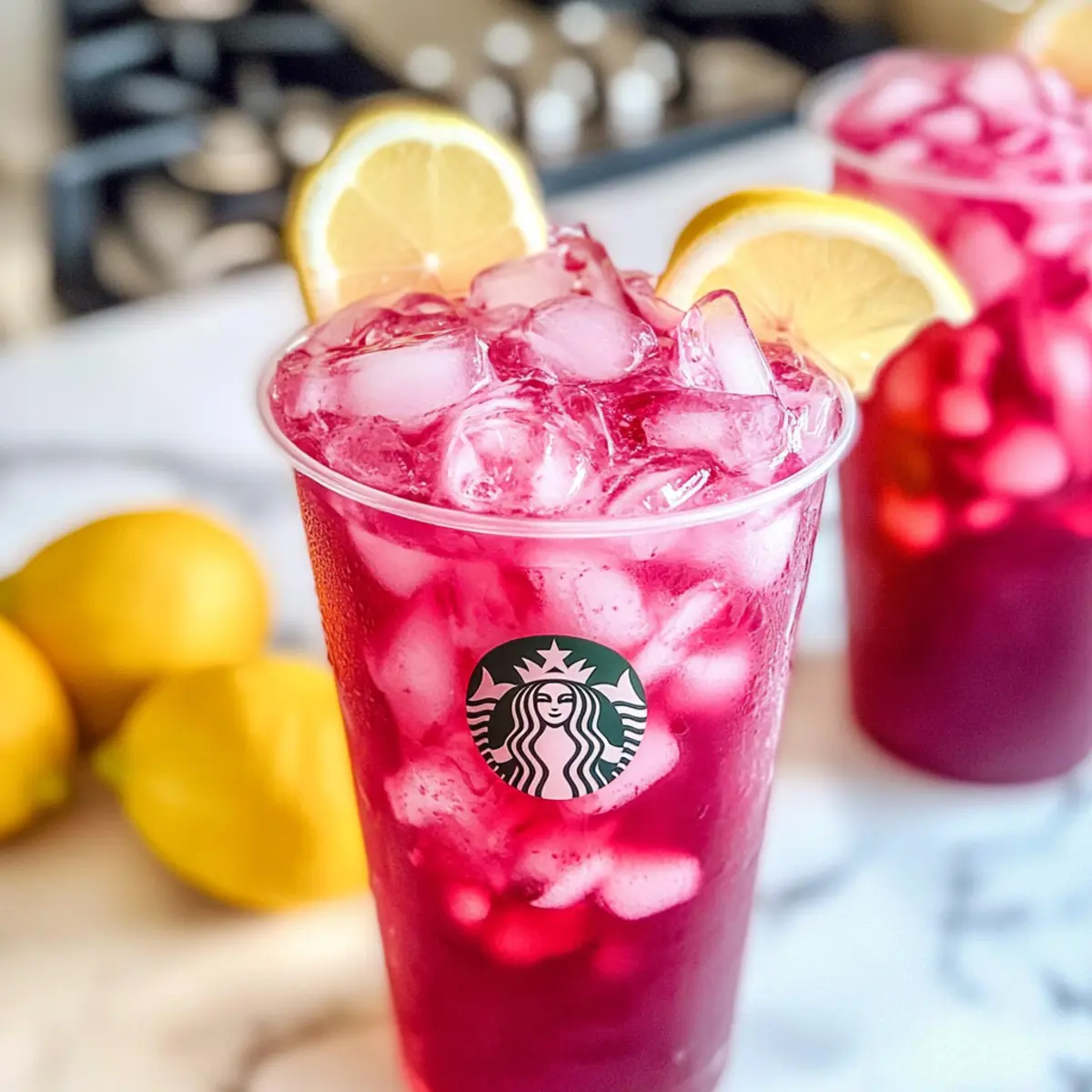 Starbucks Eistee Passion Tango Rezept einfach selbstgemacht