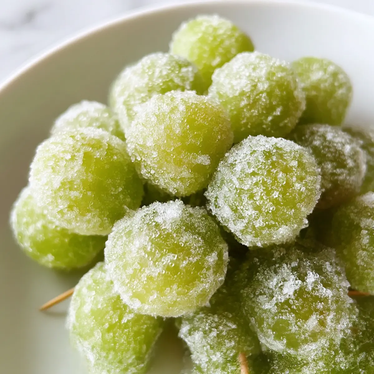 Zuckerhaltige Prosecco-Trauben mit Wodka für Feste