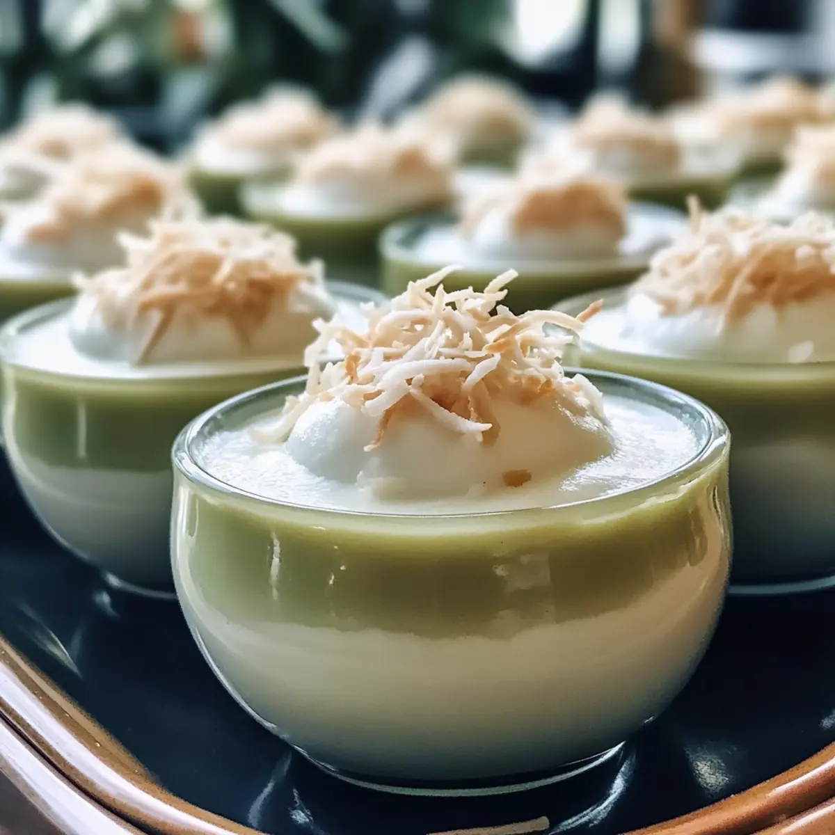 Thailändischer Kokosnusspudding für jeden Anlass