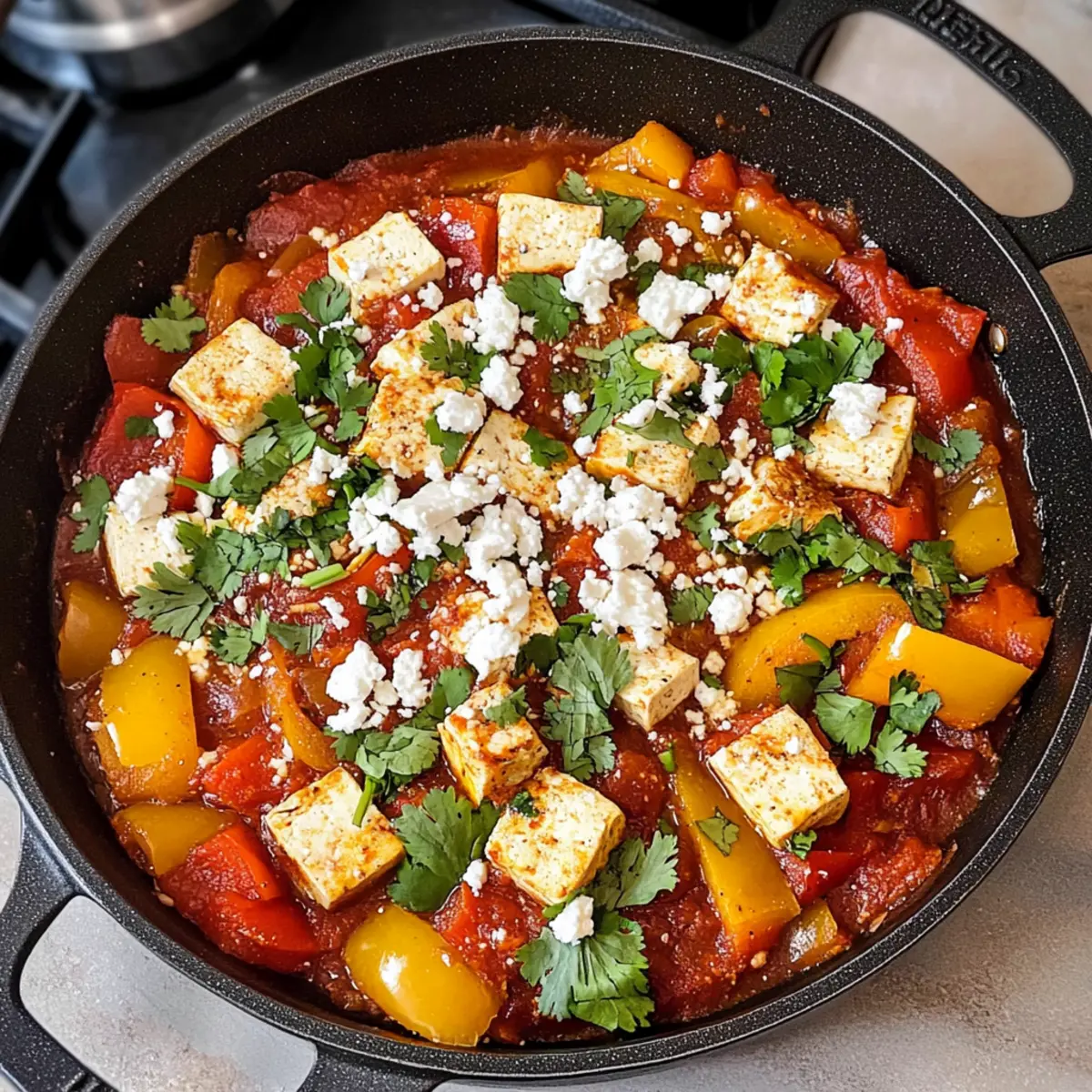 Veganer Shakshuka: Ein schnelles, herzhaftes Frühstück