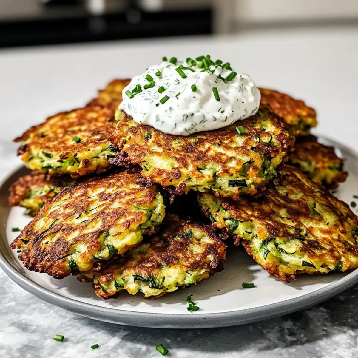 Zucchini-Puffer für den perfekten Sommergenuss