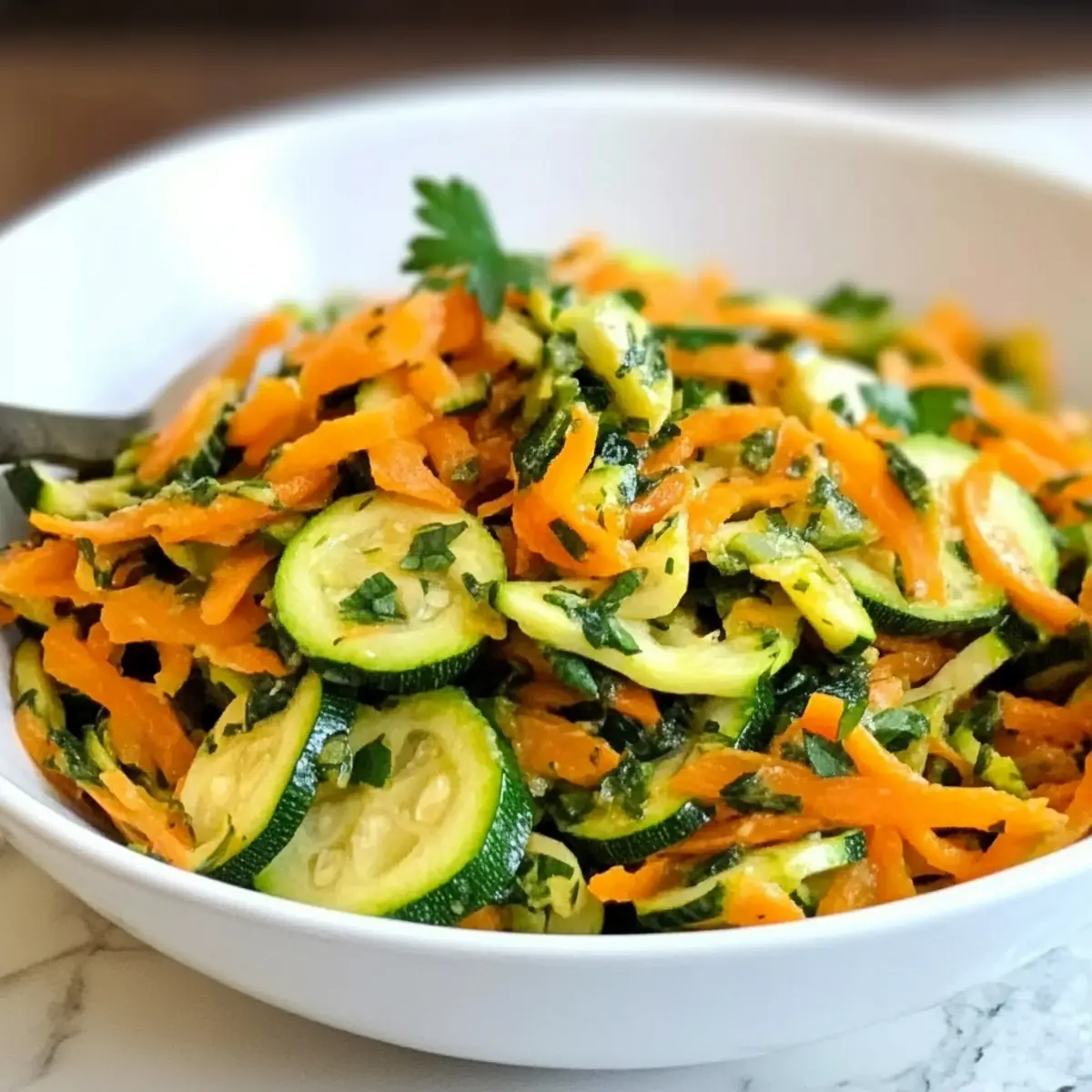 Zucchini- und Karottenhash: Schnell und gesund genießen